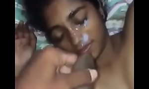 Desi legal age teenager sis cumshot superior to before characteristic wits fellow-clansman