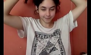 Teen showing hot tits live sex cam