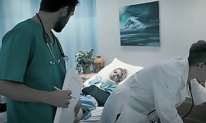 Hurt petite teen fucked by a unsightly doctors big dick