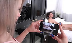Gorgeous blonde teen gets nailed by her blistering boyfriend