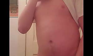 Sultry teen boy pissing