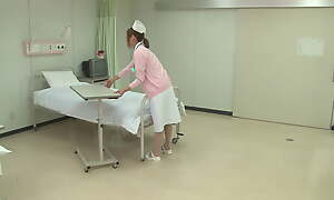 Hot Japanese Nurse gets banged convenient hospital bed by a horny patient!