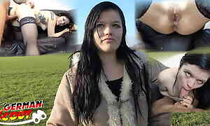 GERMAN SCOUT - BERLIN GOTH GIRL DOREEN White-haired Regarding AND FUCKED HARD