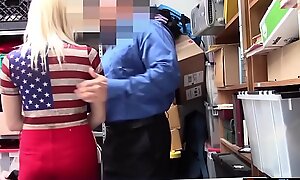Teen thief punish fucked next at hand her BF wide of a LP office-holder