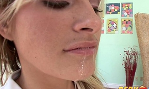 PervCity Cheerleader Deepthroat with the addition of Anal