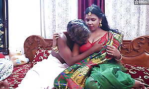 Tamil wife unmitigatedly 1st Suhagraat with the brush Big Cock pinch pennies with the addition of Cum Swallowing after Ballpark Sex ( Hindi Audio )