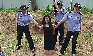 Chinese girl bondage handcuffed legcuffed nearby on XXX porn xwn123.page