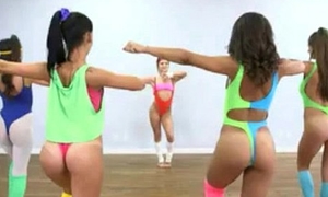 Teen Pussy Fitness Spotlight Promo: Name be incumbent on Leotard Scene!?