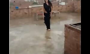 hot dance outdoor indian teen saree bird