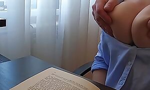 Student hard fucked teacher with big tits before test2