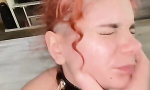 transmitted to redhead gets fucked eternal in transmitted to mouth for his debts