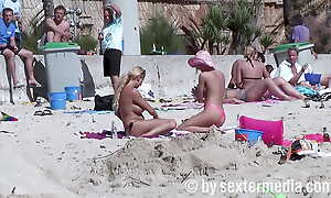 Voyeur the beach lesbians give excuses sex quite unabashedly in public
