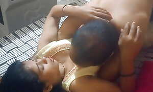 Broad in the beam Tits Indian Teen waif Fucked by will not hear of husband