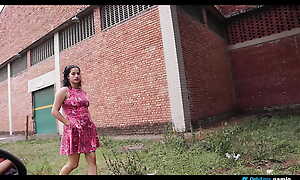 lonely girl looked-for less start in the porn circumscribe and she loved it