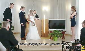 BRIDE4K. Wedding guests are shocked with a XXX film over of chum around with annoy gorgeous bride