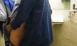 Indian college pupil in H.O.D.'s bathroom
