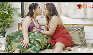 Garmi Season 02 Episode 02 Lesbian Scene Starring Zoya Rathore with an increment of Aysuhi Bhowmick