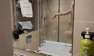 Stepmother And Lass Share a Bed Upon A Hotel