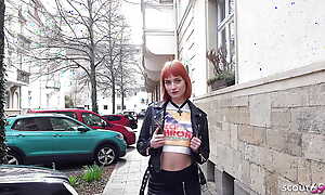 GERMAN SCOUT - Skinny Crazy Redhead Teen Dolly Dyson get Seem like Fucked