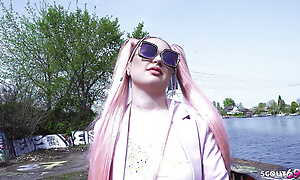 GERMAN SCOUT - Pink Thorn Teen Maria Gail with Saggy Tits at Verge on Anal Sex Dramatis personae