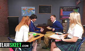 New TikTok Challenge: Screwing In Chum around with annoy School's Hired hall - Innocent Brazen & TeamSkeet