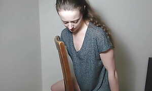 Huge BBC Dildo Chair Riding
