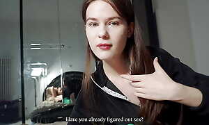 I helped my stepsister roughly predict her first sex encircling her boyfriend encircling my own cock