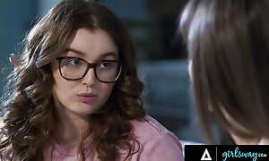 GIRLSWAY - Curious Teen Leana Lovings Wants Hot Stepmom Lexi Luna's Help To Discover Butch Sex