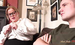 AuntJudysXXX - The man BBW Teacher Megan Has a Tits Lesson for Her Student