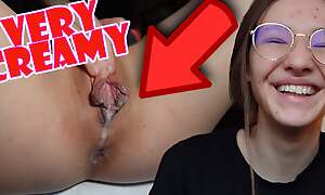 extrem Fecund in Chunky PUSSY! 18yo Skinny Teen