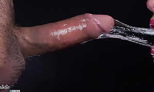 Detailed Outside of Messy Sloppy Deepthroat and Cum in Mouth