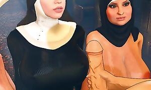 70 yo granny nun ,young nun and muslim big boobs affiliate fuck a luky man