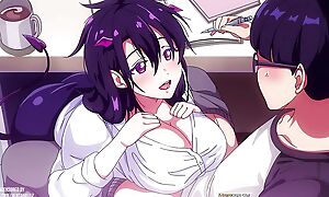 Filled the tight pussy be expeditious for a titsy succubus with creampie HENTAI AI uncensored