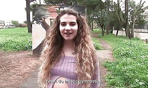 Very sexy 18-year-old Italian widely applicable accepts the shabby proposal