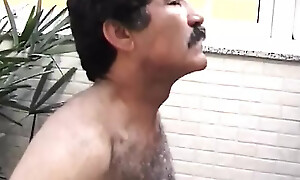 Stepuncle goes anal everywhere sauna
