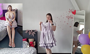 Birthday Strip Tease - I Change Between My 2024 with an increment of 2025 Dresses !!! No Rephrase