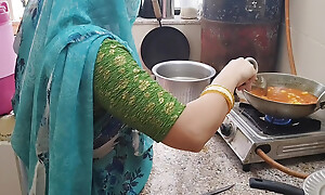 Bhabi was cooking in the kitchen, brother-in-law