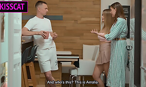 S5e5: Mandate Mom Teaches Sex with the addition of Shares Cum with Amalia Davis in 3some Bed Fuck?