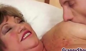 Big Grandma And Her Younger Lover Fucking