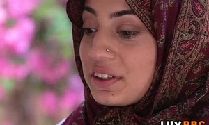 Uncomplicated muslim girl takes massive black weasel words 69 81
