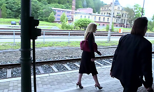 Hot Tow-haired Get Pussy Pounded Hard by Brawny Cock