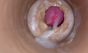 Precum squirting in my pussy Camera In Vagina 4k