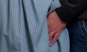 OMG!!! A Perverted Stranger Spurious My Pussy heavens the Underground railway heavens the Way to College