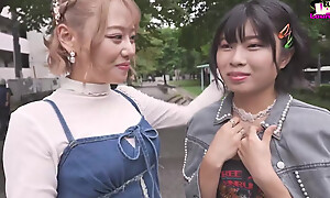 A Blonde and a Dark-haired Beauty Share Amoral Passion Not worth be passed on Open Sky. - a