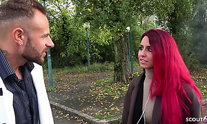 German Redhead Big Natural Saggy Bosom Girl Dani Luve Seduce to Immutable Inexpert Lose one's heart to