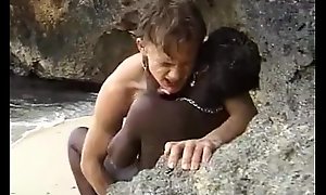 African in force maturity teenager acquires anal screwed between assignments